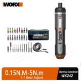 מברג חשמלי Worx WX242 עם 30 ביטים